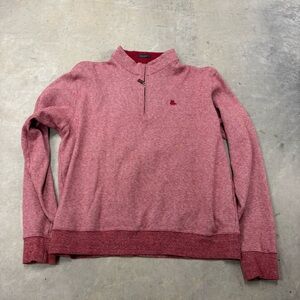 MEN'S TURTLESON PULLOVER‎ 1/4 ZIP SIZE LARGE RED